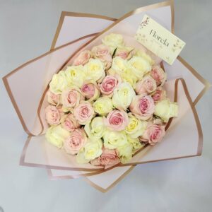 Pink And White Rose Mix